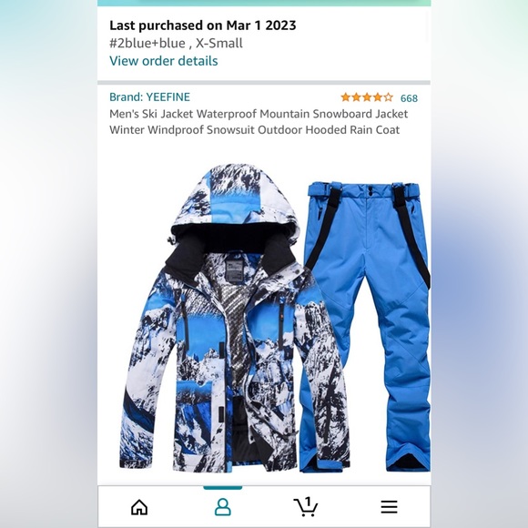 Ski Snowboard Winter Suit and Youth Goggles - Picture 5 of 7